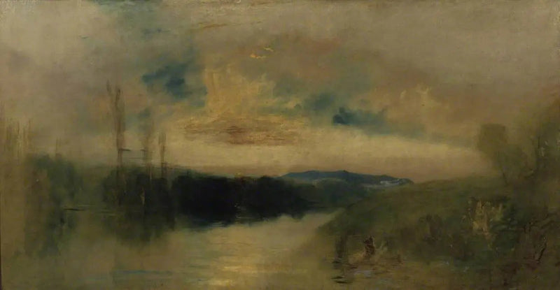 Der See, Petworth, Sonnenaufgang - J. M. W. Turner