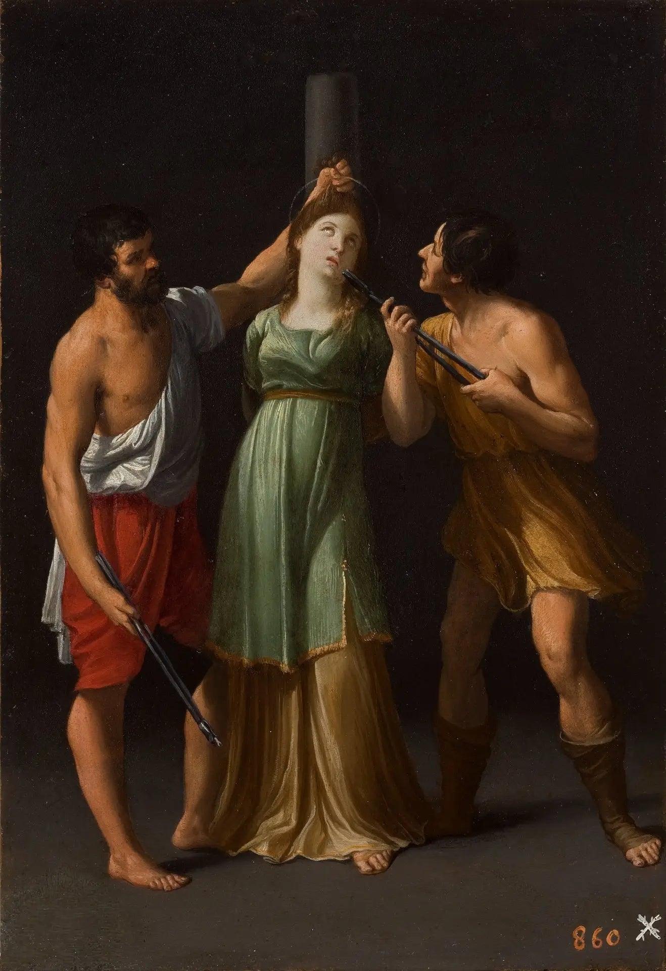 The Martyrdom of Saint Apollonia - Guido Reni image 1 tableau peint à l’huile sur toile