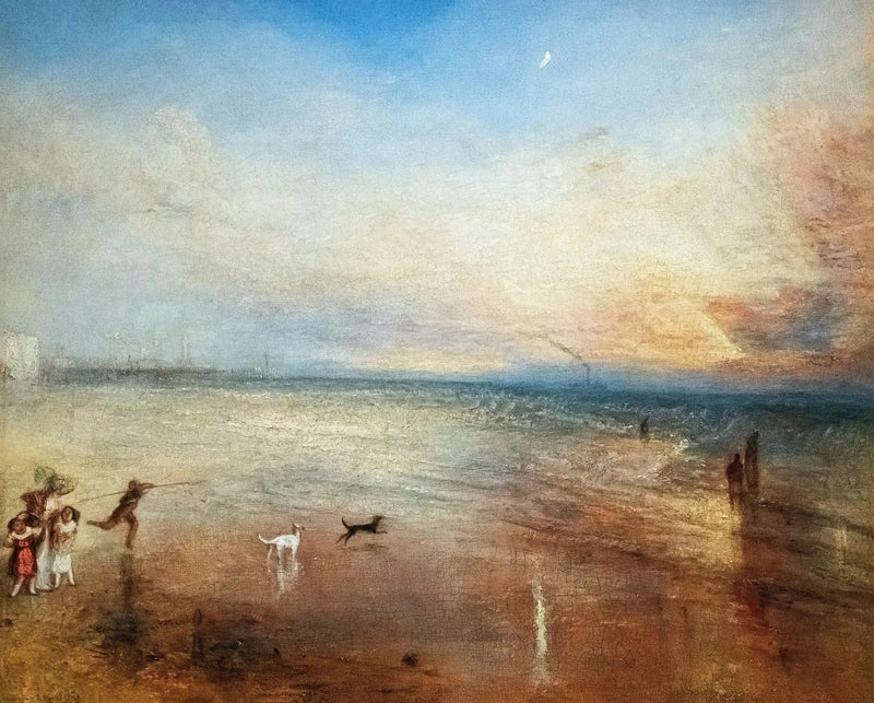 Der Neumond; oder, 'Ich habe mein Boot verloren, du wirst deinen Reifen nicht bekommen' - J. M. W. Turner