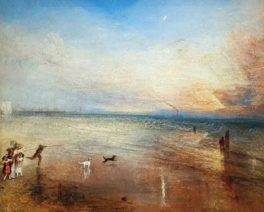 Der Neumond; oder, 'Ich habe mein Boot verloren, du wirst deinen Reifen nicht bekommen' - J. M. W. Turner