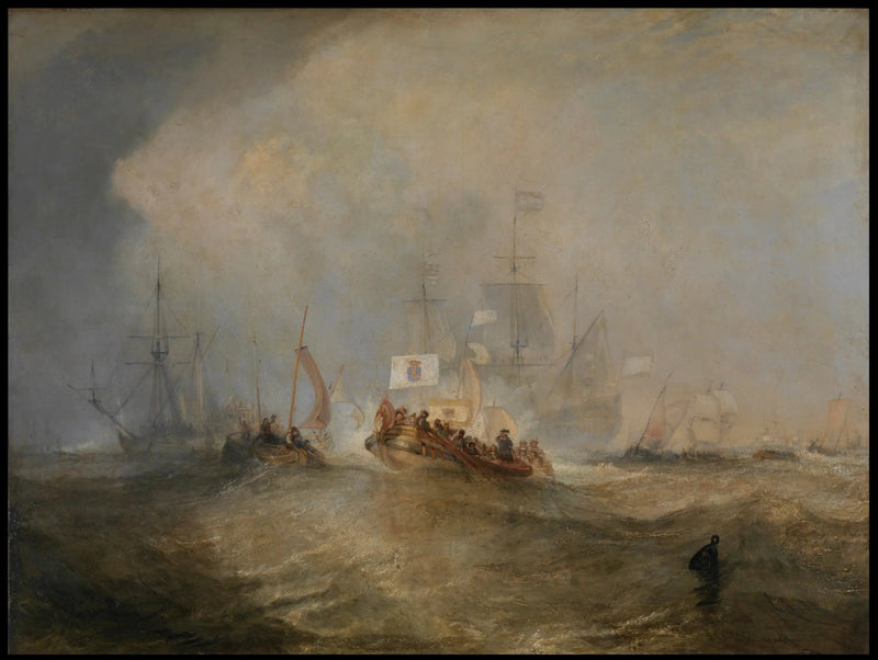 Der Prinz von Oranien, Wilhelm III., verließ Holland und landete am 4. November 1688 nach einer stürmischen Passage in Torbay - J. M. W. Turner