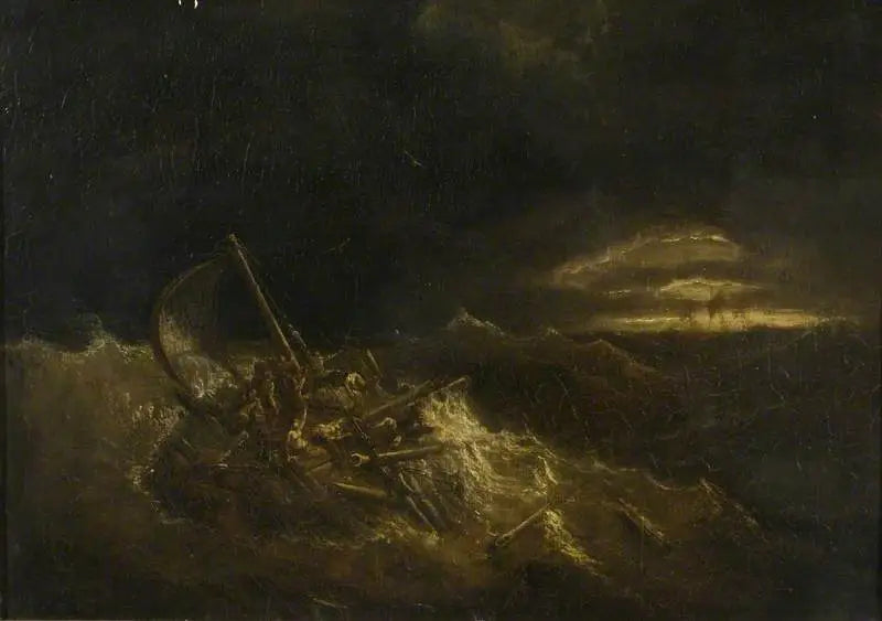 The Raft - J. M. W. Turner image 1 reproduction réalisée par Alpha Reproduction