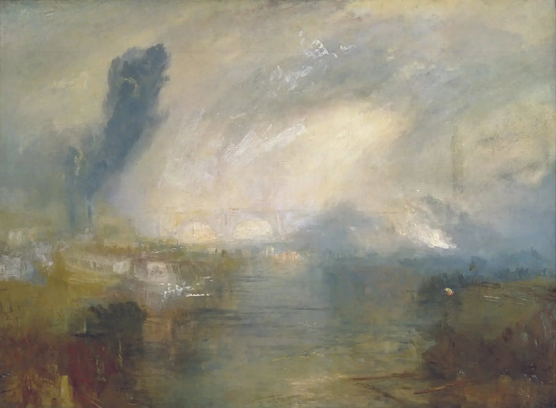 Die Themse über der Waterloo-Brücke - J. M. W. Turner