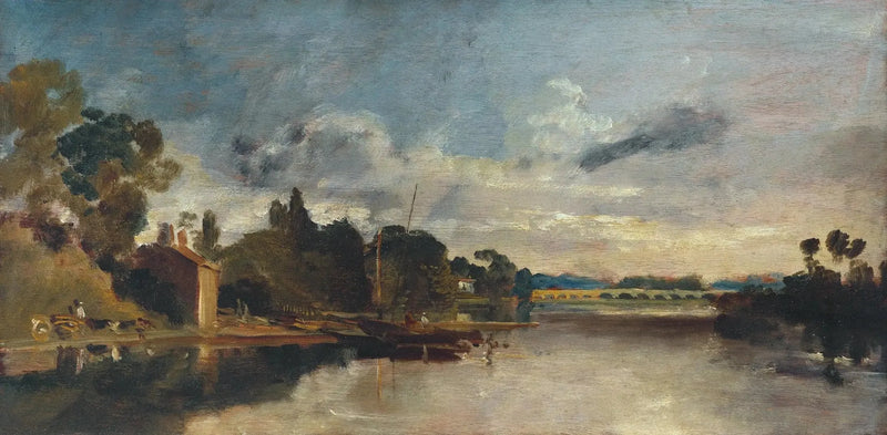 Die Themse bei Walton Bridges - J. M. W. Turner