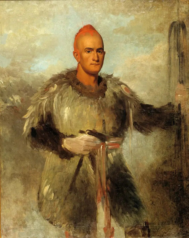 Theodore Burr Catlin, in Indianer-Kleidung - George Catlin