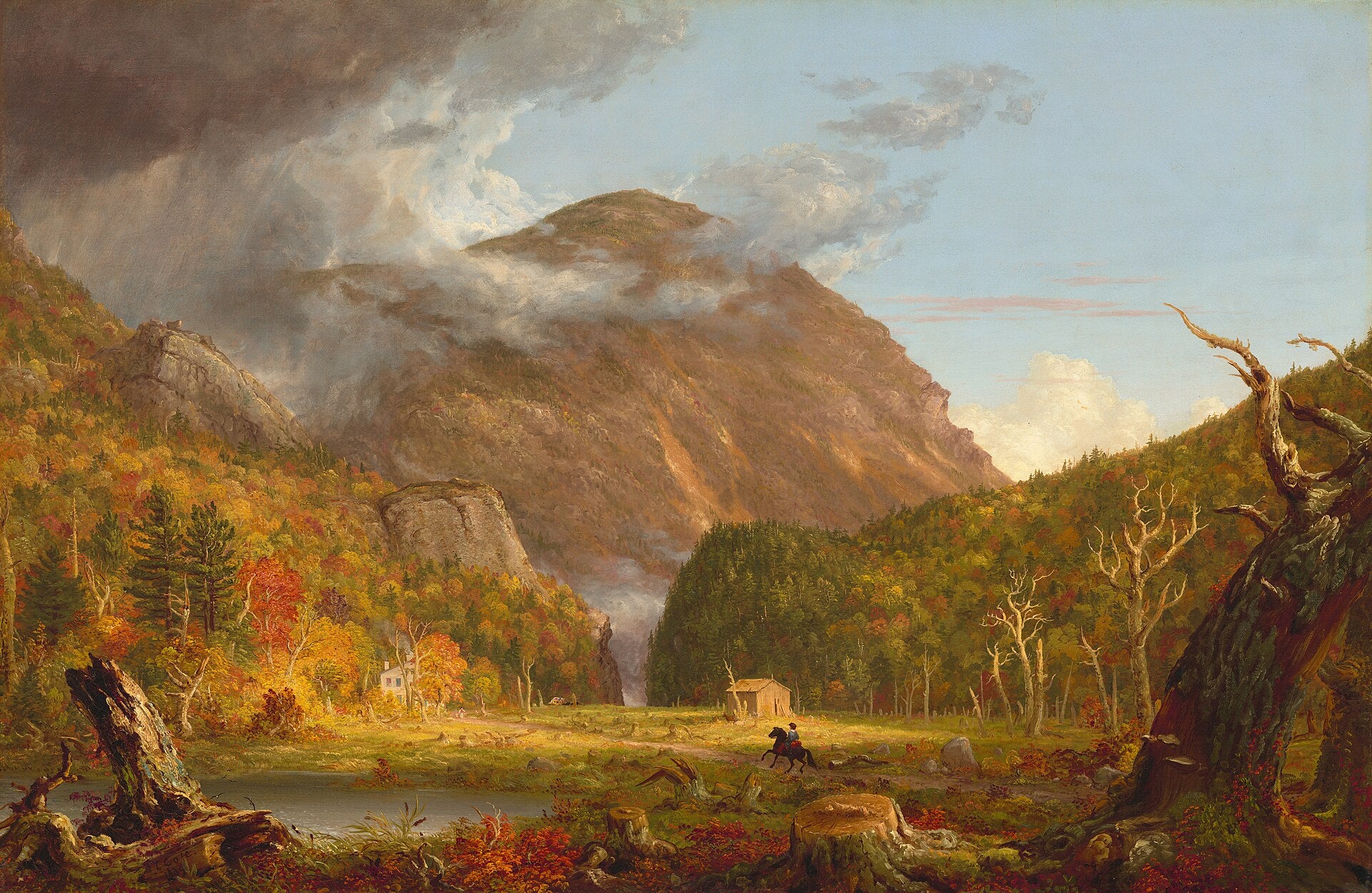 A View of the Mountain Pass Called the Notch of the White Mountains - Thomas Cole