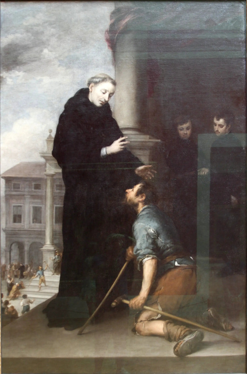 Thomas de Villanova heilt die Kranken - Bartolomé Esteban Murillo