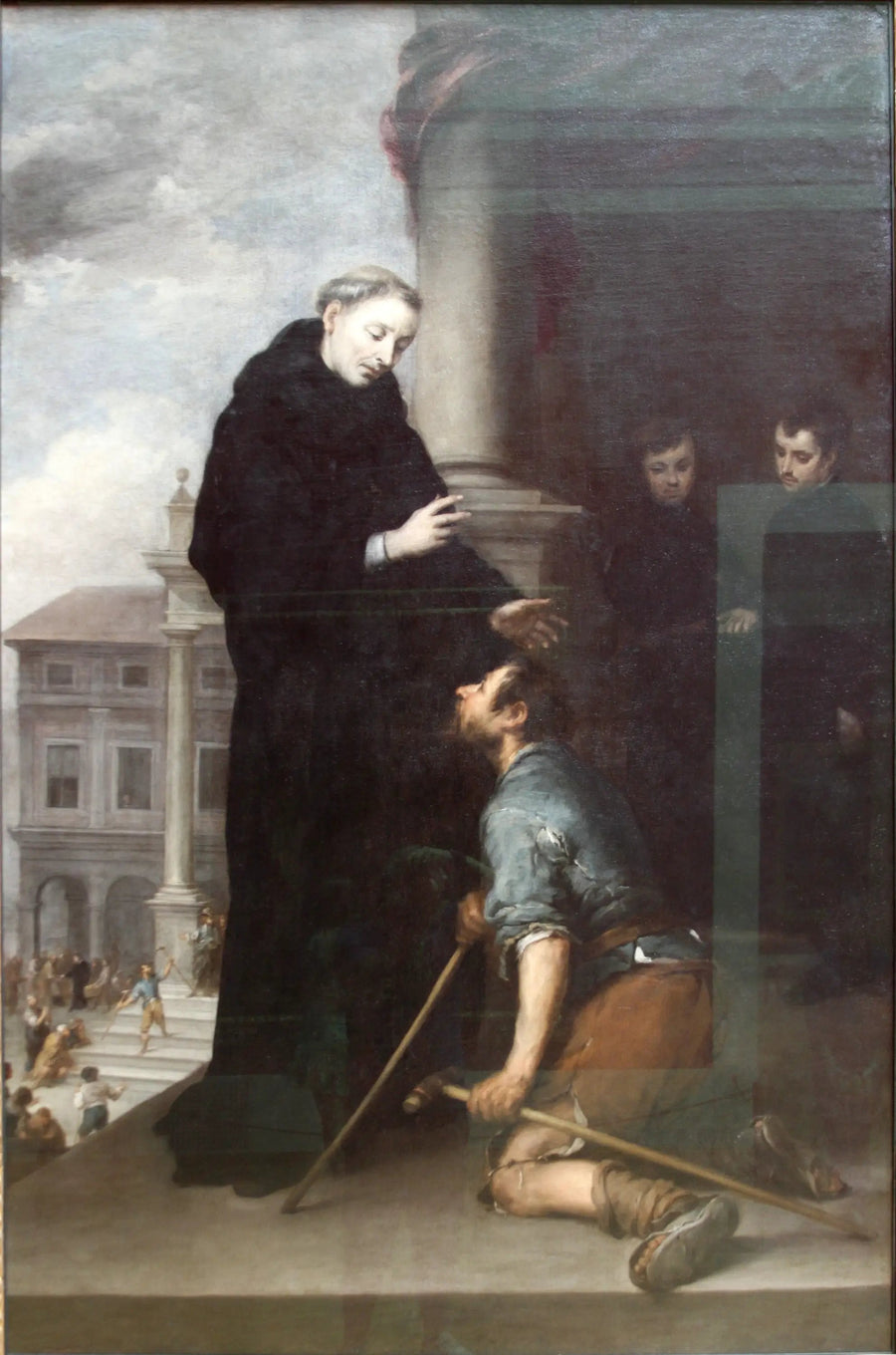 Thomas de Villanova heilt die Kranken - Bartolomé Esteban Murillo