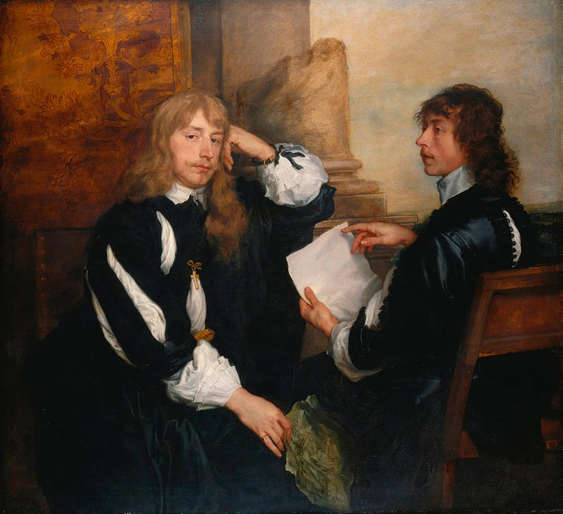 Thomas Killigrew und William, Lord Crofts (?) - Antoine van Dyck