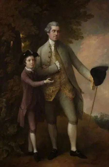 Thomas Rumbold (1736–1791) und sein Sohn - Thomas Gainsborough