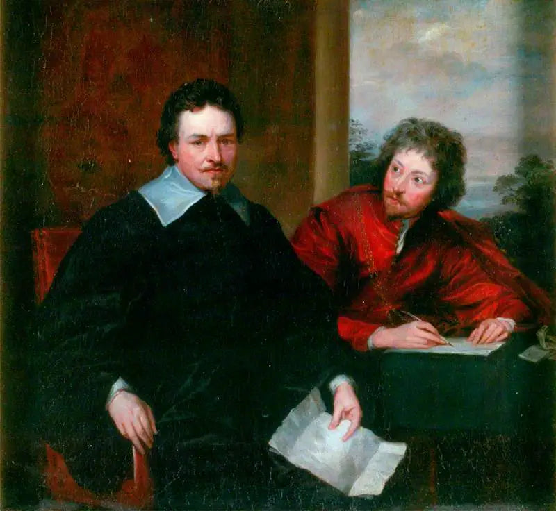 Thomas Wentworth (1593–1641), 1. Graf von Strafford, und sein Sekretär Sir Philip Mainwaring (1589–1661) - Antoine van Dyck