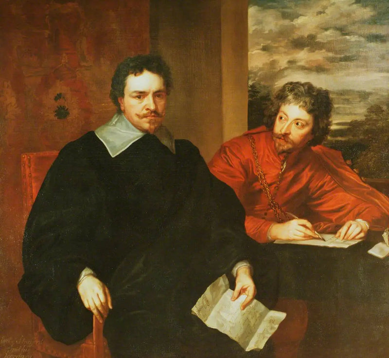 Thomas Wentworth (1594–1641), Graf von Strafford und sein Sekretär Philip Mainwaring - Antoine van Dyck