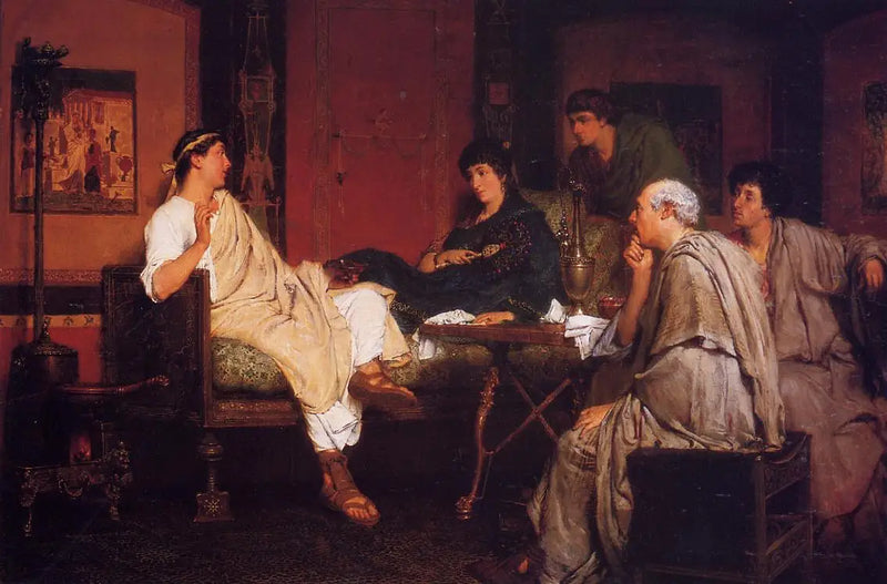 Tibulle in dem Haus von Délie - Lawrence Alma-Tadema