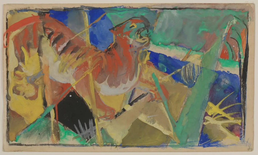 Tiger im Dschungel - Franz Marc