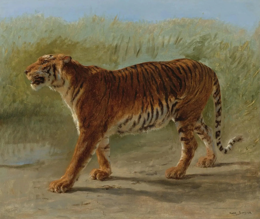 Königlicher Tiger im Dschungel - Rosa Bonheur