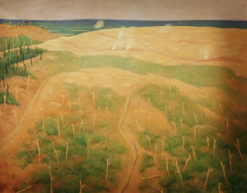 Schuss auf deutsche Drähte, Region Bolente - Félix Vallotton