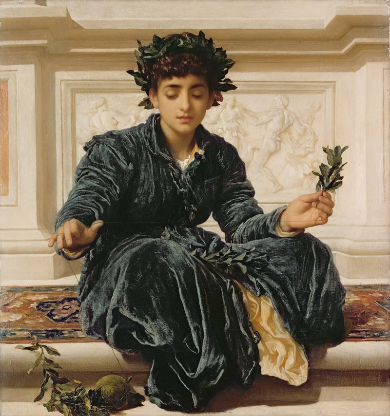 Tisser la couronne - Frederic Leighton