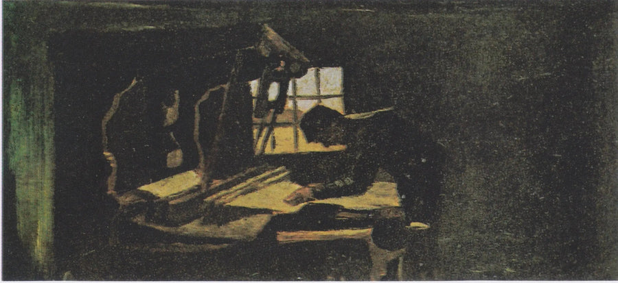 Weber, der die Fäden ordnet - Vincent van Gogh