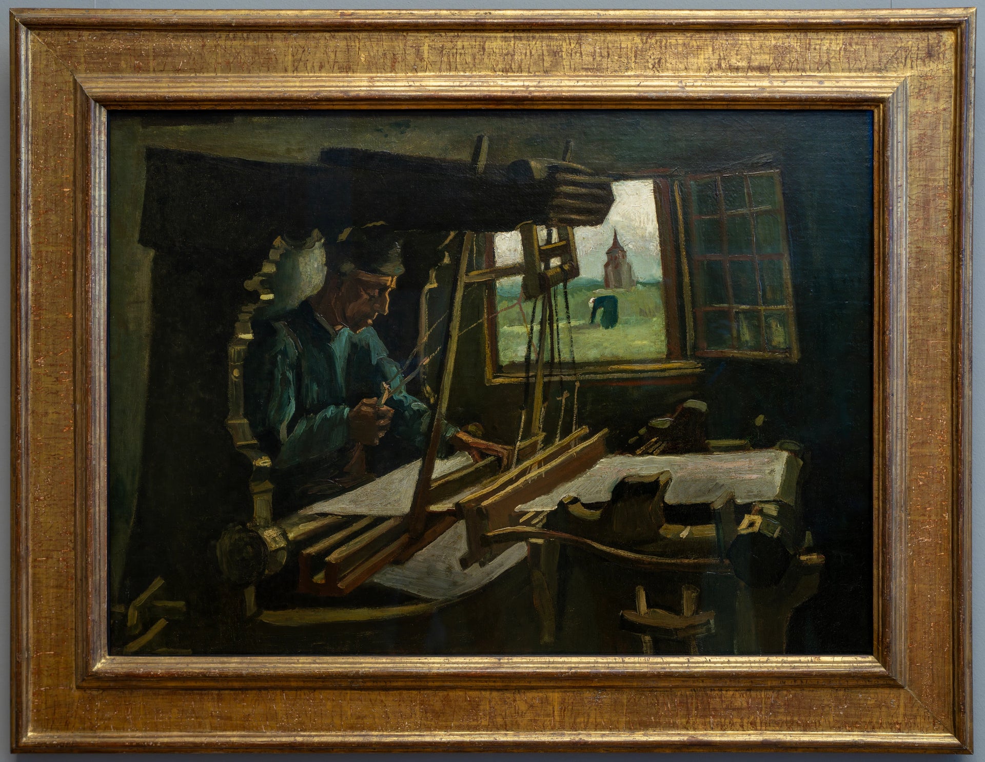 Tisserand près d’une fenêtre ouverte F24 JH500 — Vincent van Gogh