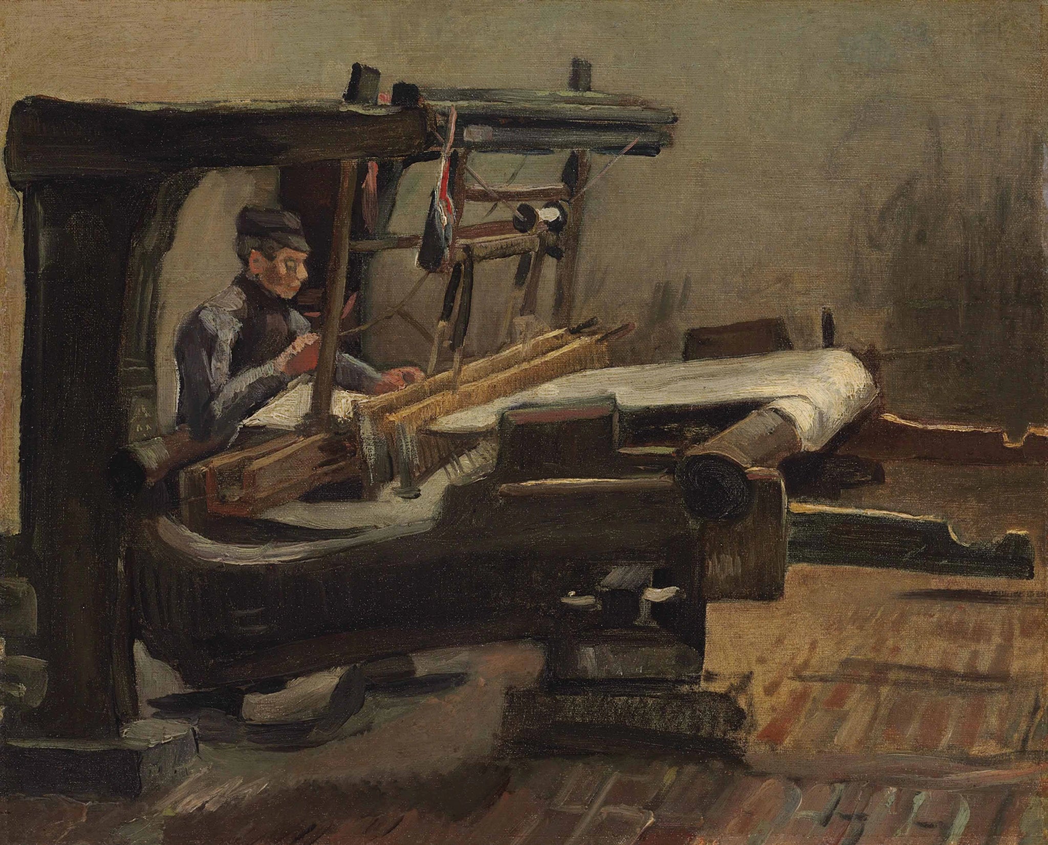 Tisserand tourné vers la droite F162 JH457 — Vincent van Gogh