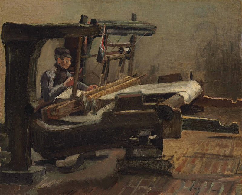 Webstuhlarbeiter, nach rechts gewandt - Vincent van Gogh