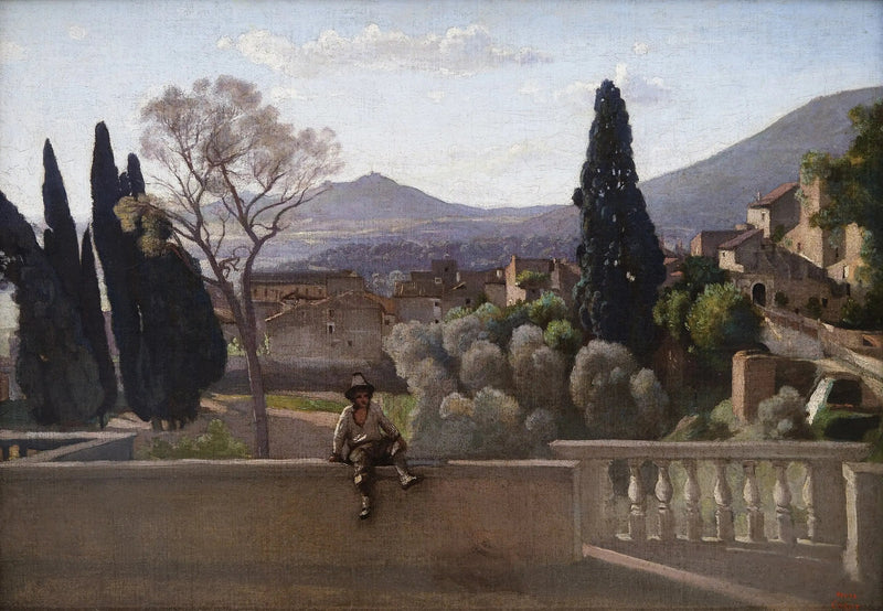 Tivoli, die Gärten der Villa d'Este - Jean-Baptiste Camille Corot