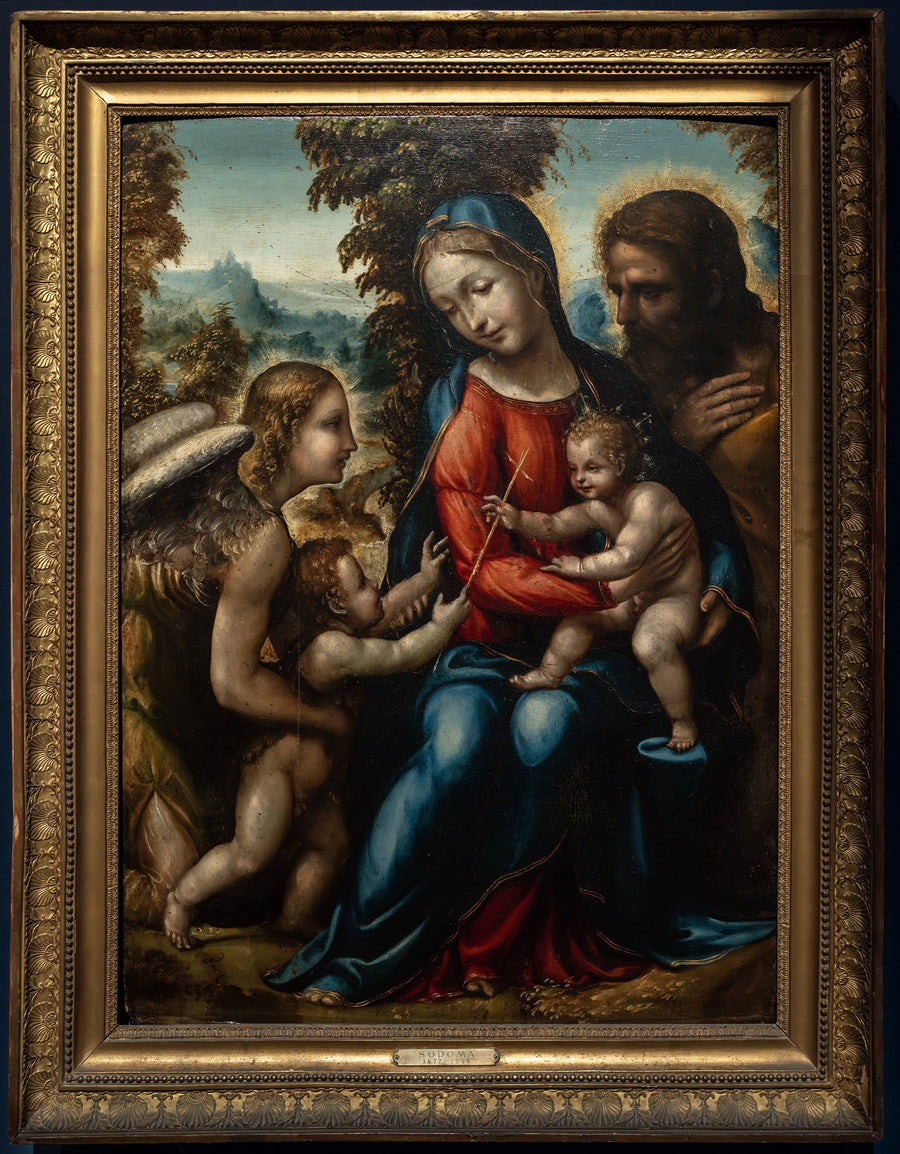 Die Heilige Familie mit dem Heiligen Johannes - Raffael Sanzio