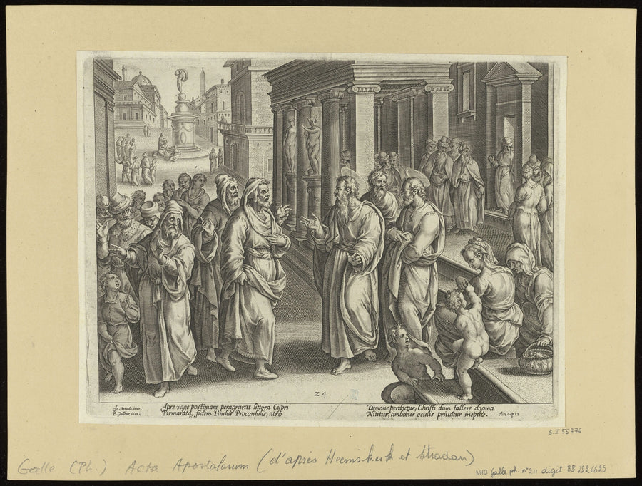 Die Blindheit des Elymas - Raphael Sanzio