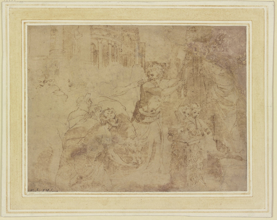 Heilige Paulus und Barnabas in Lystra - Raphael Sanzio