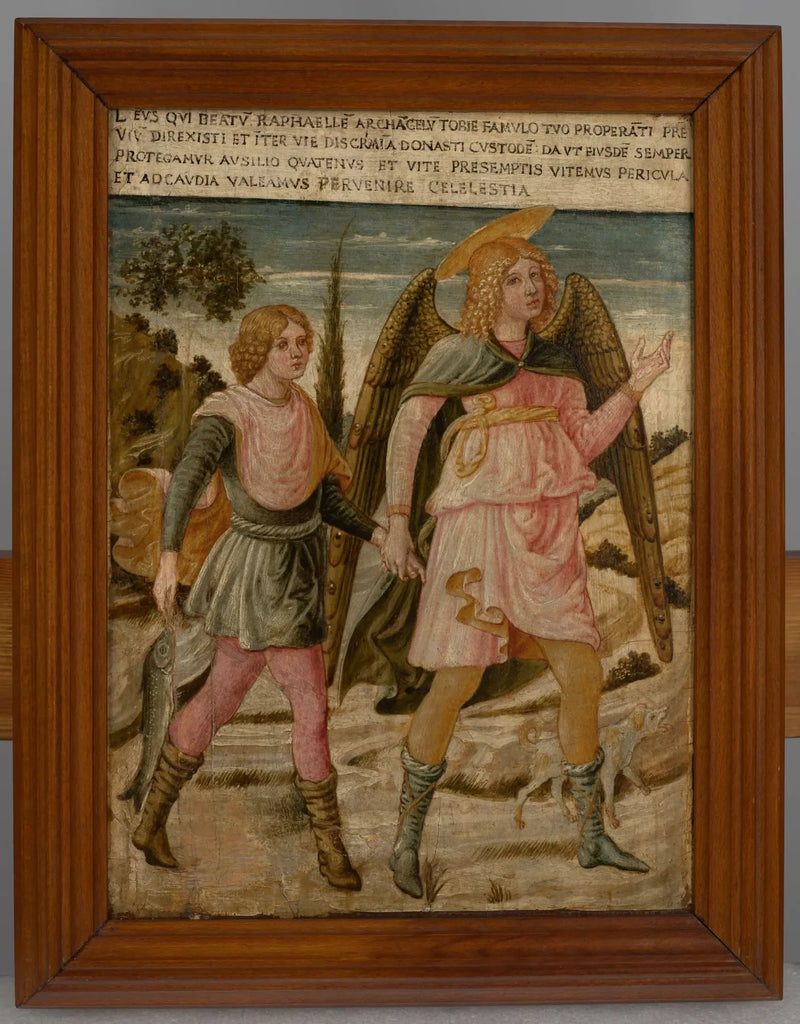 Tobias mit dem Erzengel Raphael - Benozzo Gozzoli