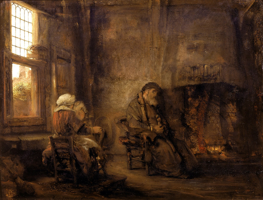 Tobie und Anne - Rembrandt