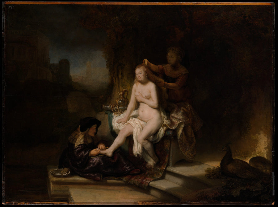 Bath-Sheba erhält den Brief von David - Rembrandt