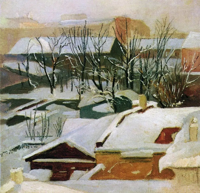 Stadtansichten im Winter - Ivan Chichkine