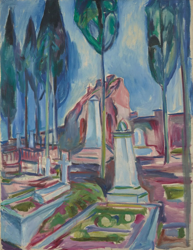 Grab von P.A. Munch in Rom - Edvard Munch