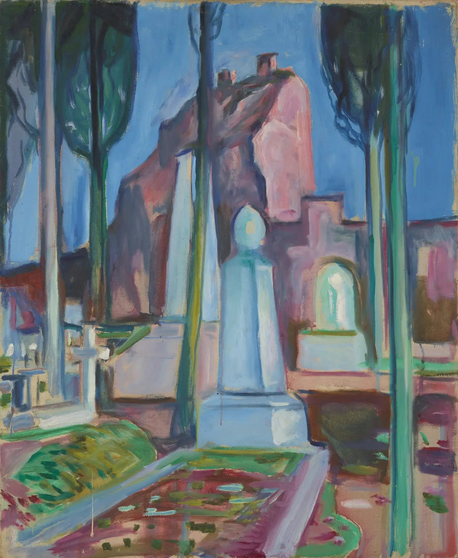 Grab von P.A. Munch in Rom - Edvard Munch
