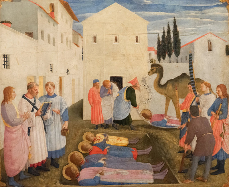 Grabmal von Sankt Cäcum und Sankt Damien - Fra Angelico