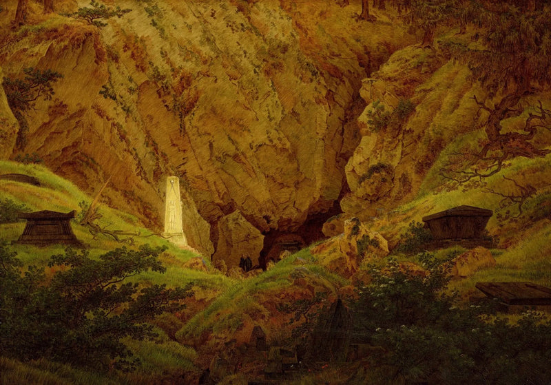 Gräber der Kämpfer für die Freiheit - Caspar David Friedrich