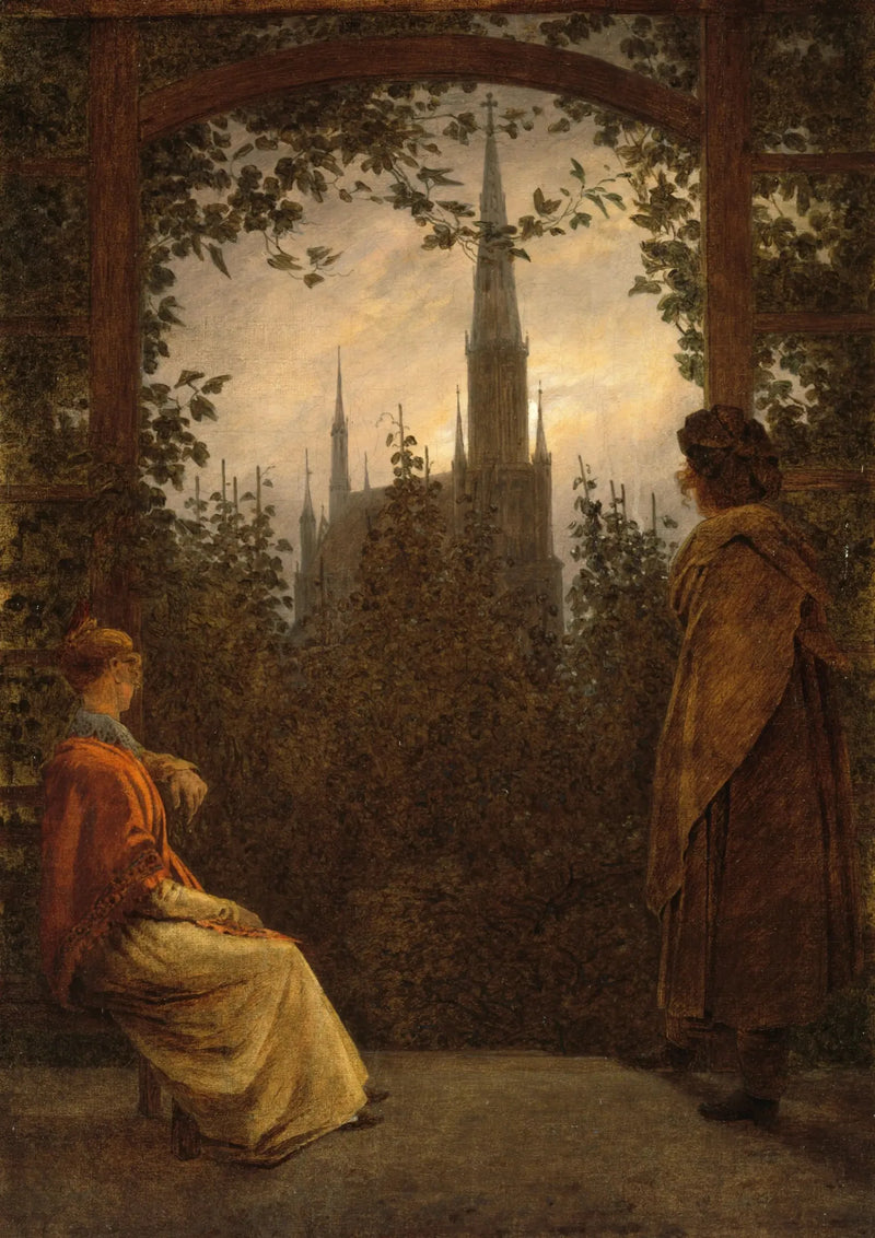 Laube in Greifswald - Caspar David Friedrich