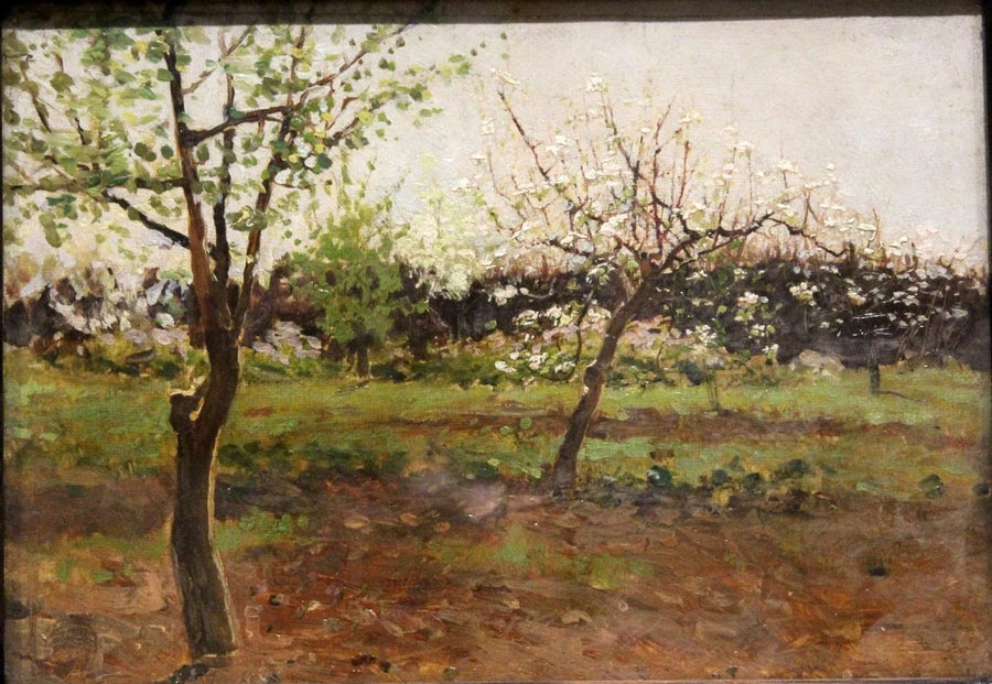 Pommiers en fleurs, peinture de Isaac Levitan
