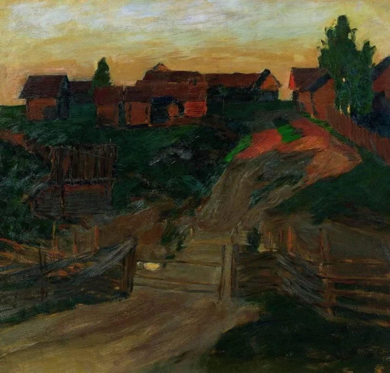 Les Derniers Rayons du soleil - Isaac Levitan