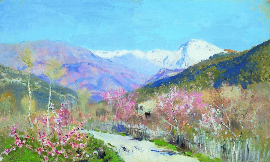 Printemps en Italie, peinture de Isaac Levitan