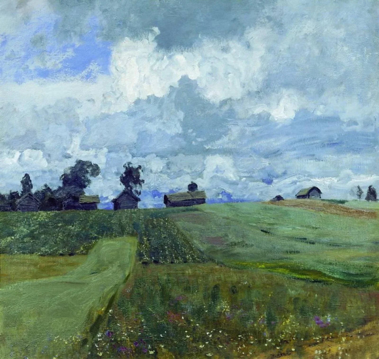 Jour de tempête, peinture de Isaac Levitan