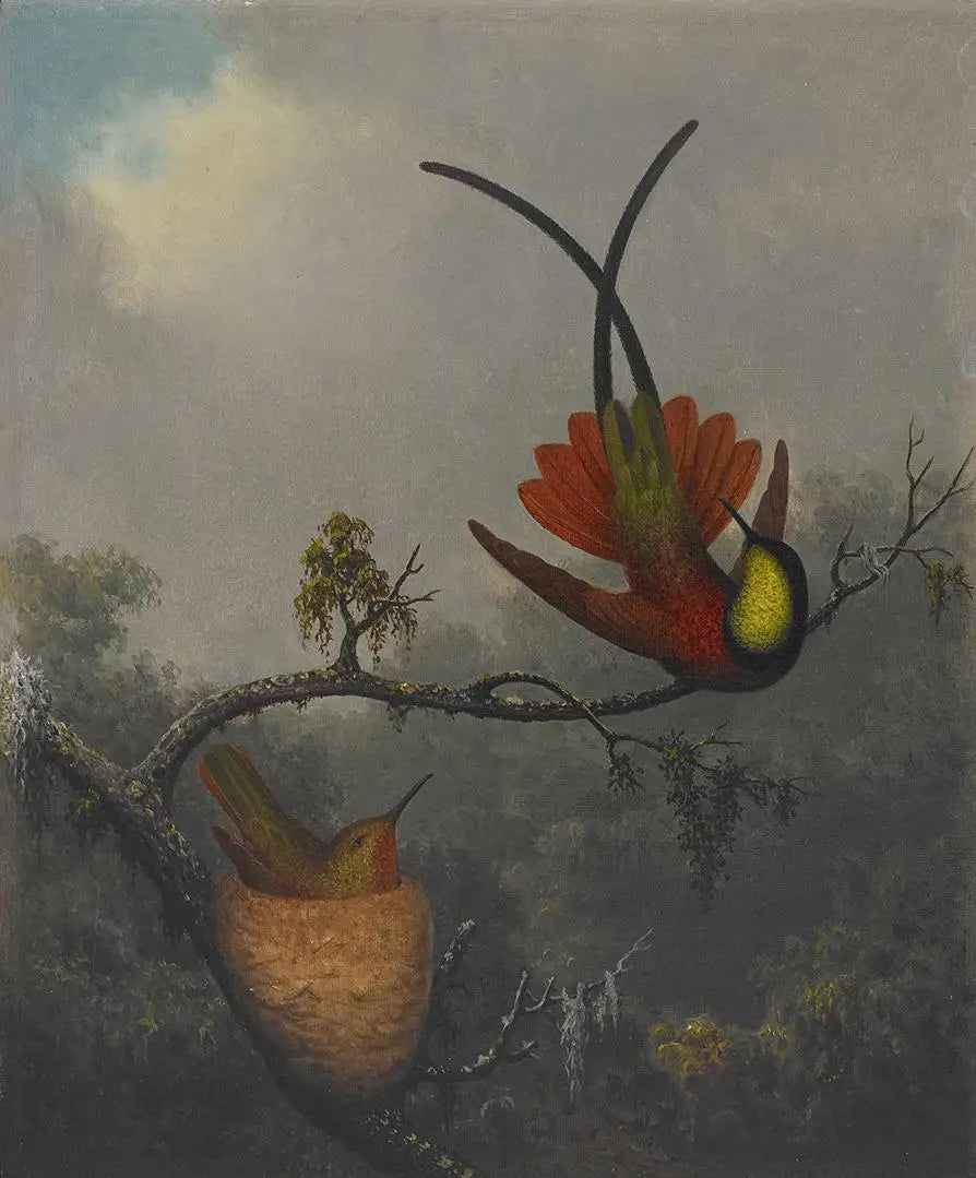 Topaze cramoisie - Martin Johnson Heade image 1 copie peinte à la main à l’huile
