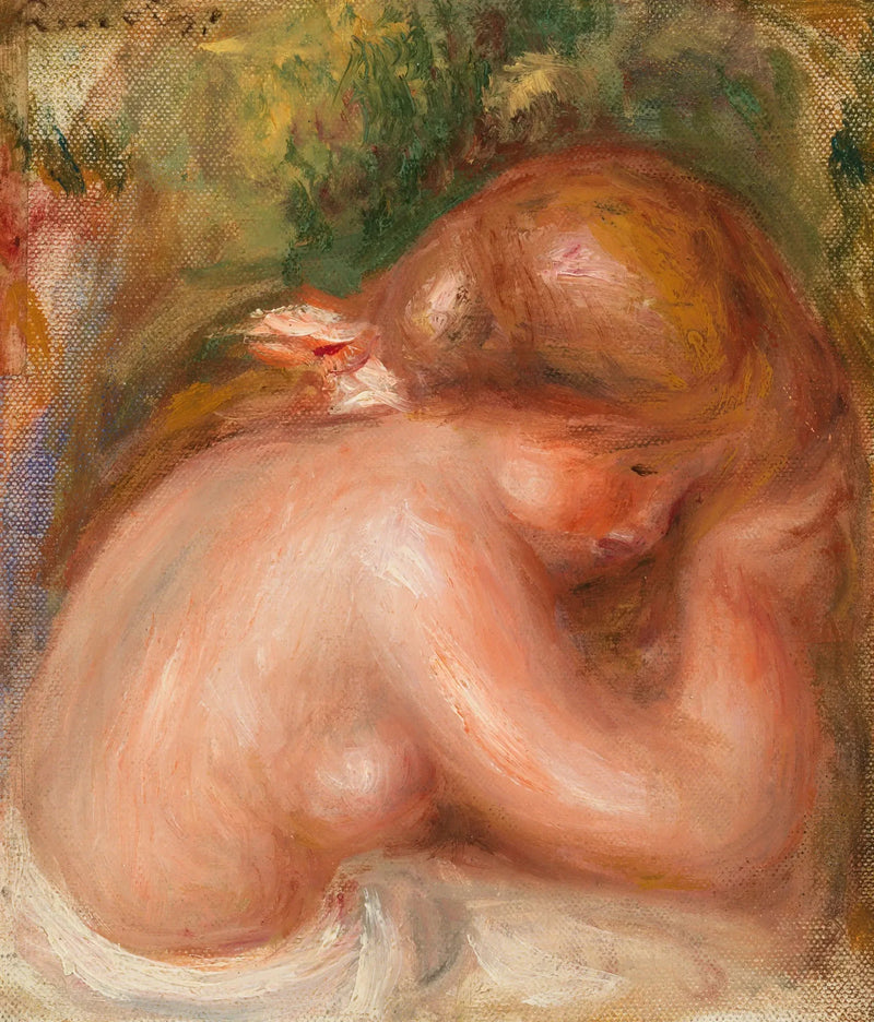 Nackter Torso eines jungen Mädchens - Pierre-Auguste Renoir