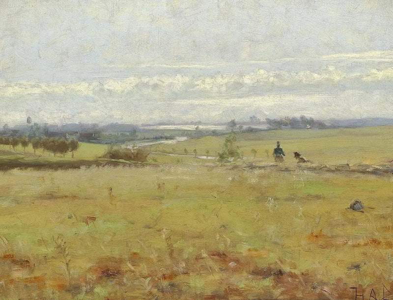Früher Morgen in einem Moor. - H. A. Brendekilde