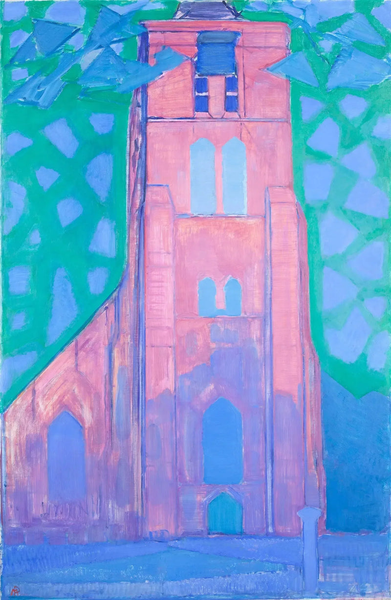 Turm der Kirche von Zeeland - Piet Mondrian