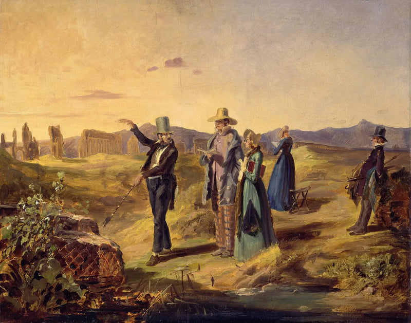 Englische Touristen auf dem Land - Carl Spitzweg