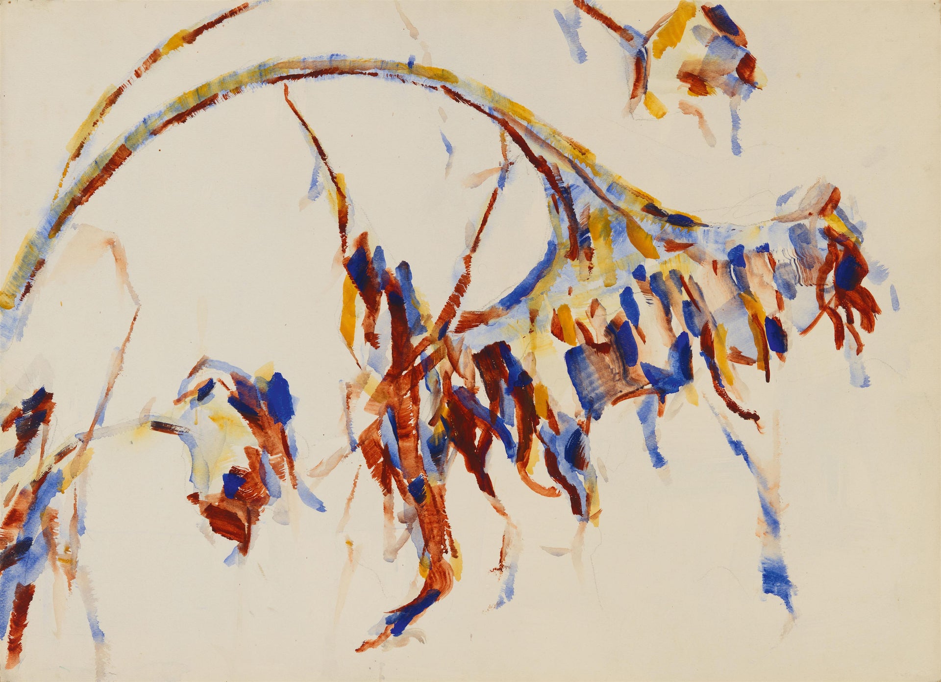 Tournesol suspendu I de Christian Rohlfs, reproduction du tableau