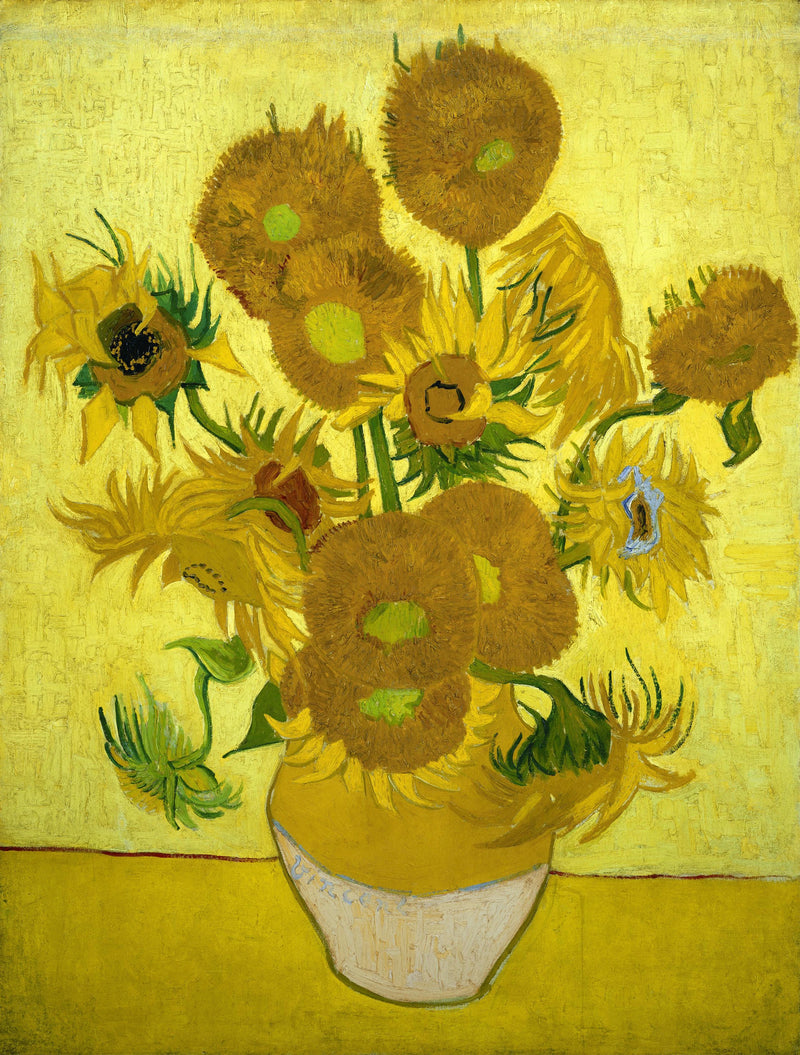 Stillleben: Vase mit fünfzehn Sonnenblumen - Vincent van Gogh