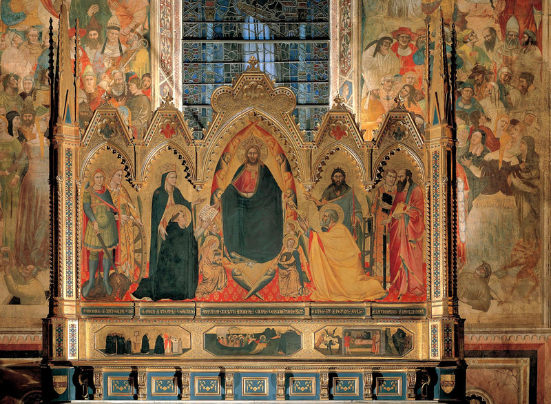 Traditio Legis und Trinity - Andrea Orcagna